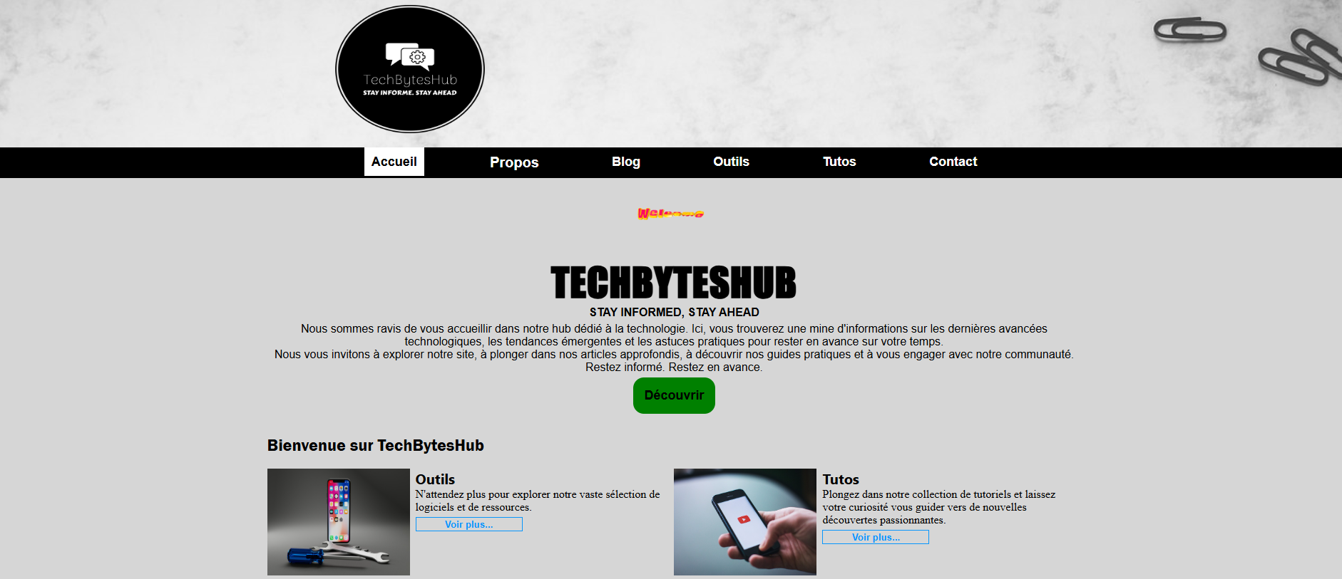 TechBytesHub Site